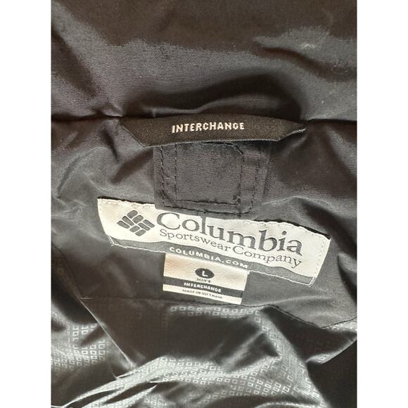 Columbia Interchange‎ Men's Sz L Jacket Coat Parka Waterproof Shell Blue Gray - Picture 6 of 10